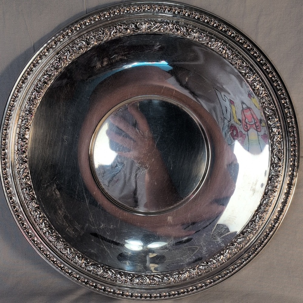 Reed & Barton Oneida Silversmiths Silverplate Platters Trays‎ Chargers Lot